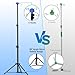 ITEFDTUTNE IV Pole Portable IV Pole with Drip Bag Stand, Foldable IV Pole Stand 27 to 83