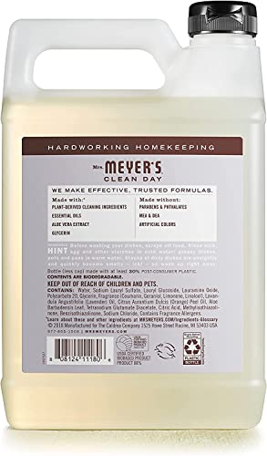 Image of Mrs. MEYER'S Dish Soap Variety Pack Scent 1 Dish Soap, 1 Soap Refill, 1 CT