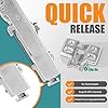HBL' 50 Pack Soft Close Cabinet Hinges European Kitchen Cabinet Hinges for Frameless Cabinet Door, 35MM Quick Release Cup Hinges, 110 Full Overlay, 3D Adjustable and Slow Close Hinges