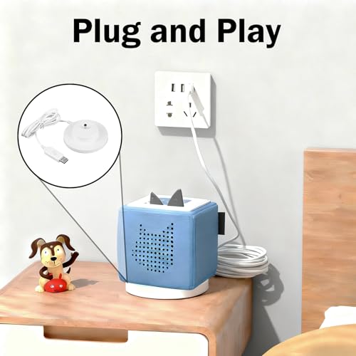 USB Ladekabel 9V Ladegerät für Toniebox Kompatibel mit Tonie Box Audio Player Ersatz Original Stereolautsprechern Netzkabel Ladestation 1.8M