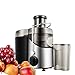 bjyx, Licuadoras Para Verduras y Frutas, a, 400W Exprimidor Extractor de Acero Inoxidable con Modo de 2 Velocidades, 65MM Amplio Conducto de Alimentación Boca Ancha, Fácil de Limpiar, 526