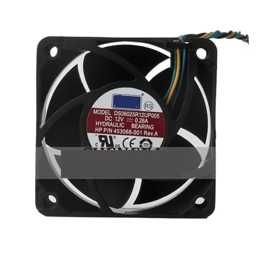 Ventilateur de refroidissement DC12V 0,26A 60mm DS06025R12UP005 pour boîtier PC