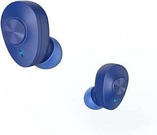 Hama Bluetooth Headphones Freedom Buddy (True Wireless, TWS, In-Ear Headphones, Wireless Headphones, Wireless Bass Boost, Headphones Wireless, Earbuds, Voice Control, with Charging Box) Blue