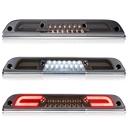LUDARM Smoke Lens LED 3rd Brake Light Compatible with F150 2015-2024 F250 F350 F450 F550 2017-2024 for Maverick 2021-2025 for Ranger 2019-2024 Third Brake Cargo Light