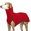 Esobo Fleece Dog Apparel Winter Warm Dog Coat Doggie Turtleneck Cozy Jacket Soft Shirt Vest Stylish Pet Outfits for Small Medium Large Dogs