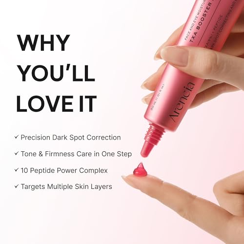 Image of Arencia TXA Booster Shot Serum with 5% Tranexamic Acid & Peptides, Skin Tone Balancing & Hydration Support, Lightweight Daily Skincare, 30 mL / 1.01 fl. oz.