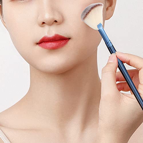 4 Pcs Fan Brushes For Facials, Soft Makeup Mask Applicator Brushes Tools For Glycolic Acid Peel Mask Cosmetic Cream #TOP6