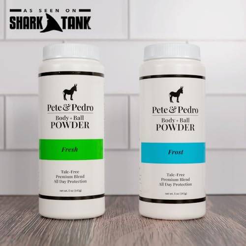Pete & Pedro 761736011424 Body & Ball Powder (Fresh Scent), Talc-Free Men’S Body Powder Deodorant thumb #4