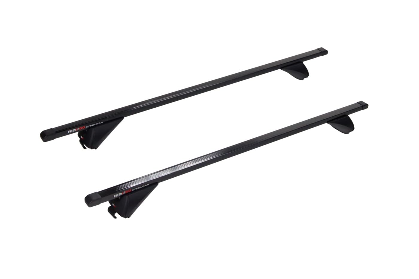RIDIGO STEELBAR Barre de Toit pour Opel Zafira 2 II B Family 2005-2014 | Acier, 75 kg de charge max, barres de toit intégrés, Noir