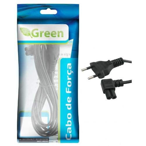 GREEN Cabo Radio Gravador Tipo 8, Green - 2 X 0.75 Mm - 1.5M - 90 Graus