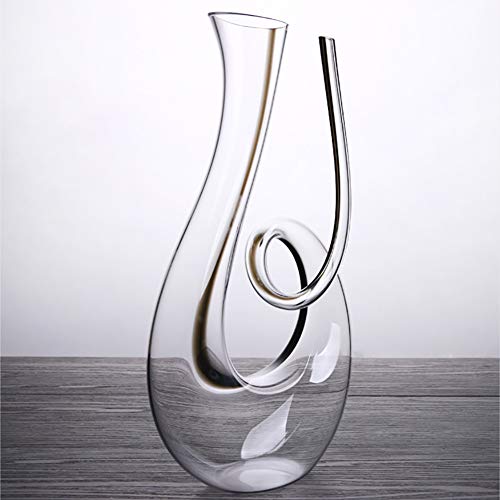 LIGHT Decantador,Smaier Aireador de Rojo Vino,Cristal de Jarra Regalos, Accesorios de Vino,D