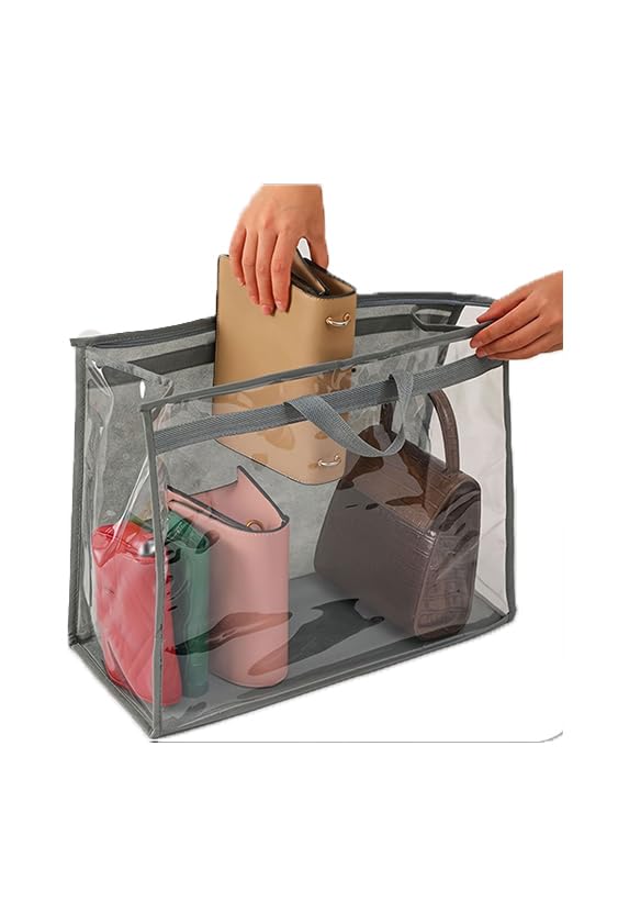 Rigsafe Women Handbag Cover, Dustproof protector (Pack of 3) Best for any size bags-picture-37