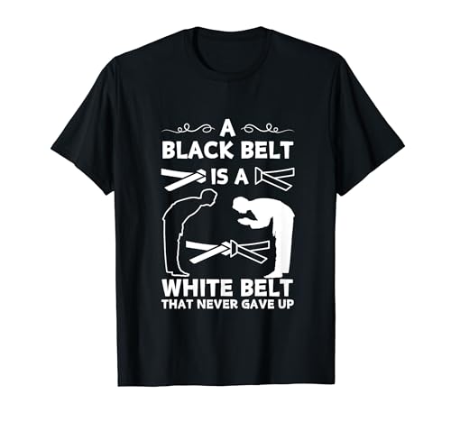 Divertido diseño de karate para hombres y mujeres, cinturón negro, artes marciales Camiseta