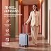 LUGG - Jetset 40cm Suitcase - 40x30x20cm- Ryanair Compatible - Underseat Size - Hard Shell ABS - Spinner & Removable Wheels - Lightweight Travel Luggage - Slate Blue