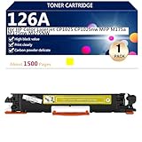 ❤【Imprimantes compatibles】 : La cartouche 126A est compatible avec les cartouches d'encre CE310A, CE311A, CE312A et CE313A. Rechargeable et réutilisable, elle est compatible avec les imprimantes pour HP Color LaserJet CP1025, CP1025nw, MFP, M175a, M175nw et M275NW. Veuillez vérifier attentivement le modèle de votre imprimante avant l'achat et choisir la cartouche d'encre correspondante.