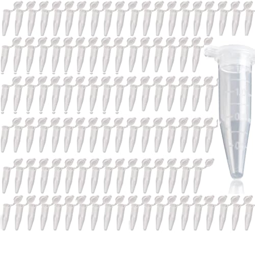 Comforty 200 Stück 1.5ml Mikrozentrifugenröhrchen