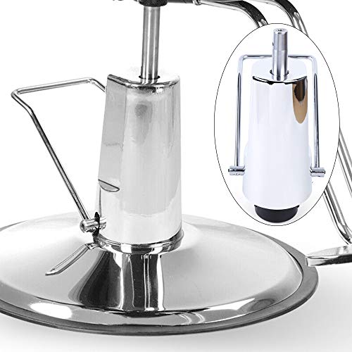 Chldessing Barber Hydraulic Lift Pump Chair Chassis, Barber Chair Parts For Barber Salons, Bars And Restaurants, Non-Slip Chair Chassis Silver #TOP5