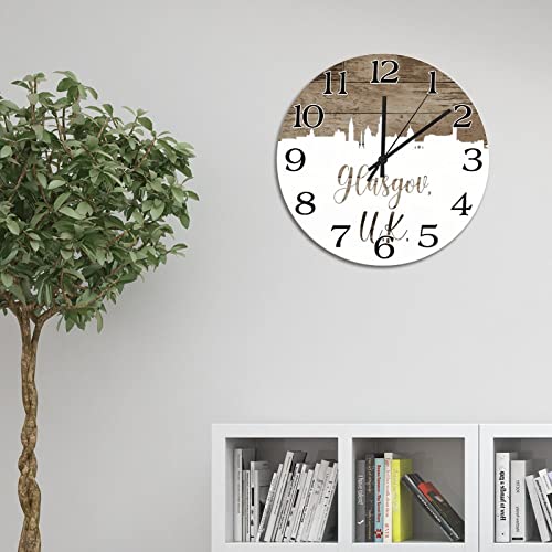 Horloge murale ronde Glasgov cadeau idéal de 38,1 cm pour un ami à l'étranger - 3