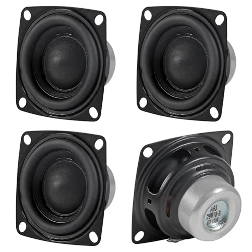 Shutao 4Pcs 2 Inch 10W Audio Speaker Driver Full Range 4