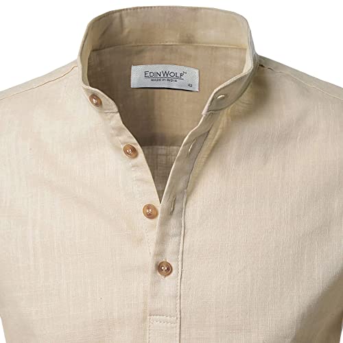 Image of Cotton 4 Button Kurta For Men