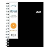 Blue Sky 2022 Monthly Planner, January 2022 - December 2022, 8' x 10', Flexible Cover, Wirebound, Enterprise (131794)