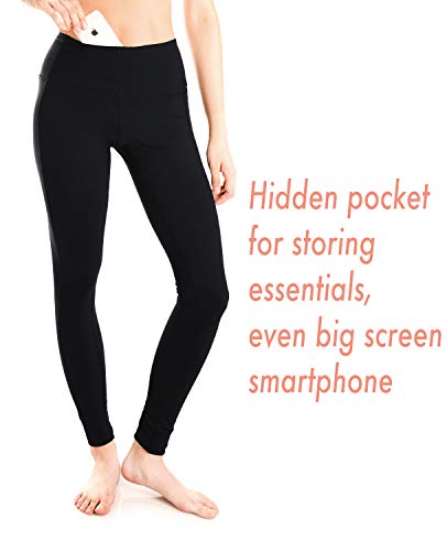 Yogipace Extra Tall Women's 34" High Waisted Barre Leggings Extra Long Yoga Leggings Workout Active Pants Black Size Xl #TOP4