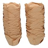 LIFKOME 200 Unidades Moldes para Magdalenas Tipo Flor Papel Antiadherente Resistente a la Grasa Liners con Diseño de Flor para Postres Envoltorios para Cupcakes Elegantes para Bodas y