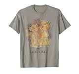 Disney Lion King Simba and Nala Find Love Water Color T-Shirt