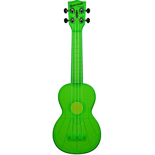 Kala Waterman Soprano Ukulele Fluorescent Green