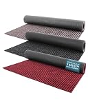 Primaflor Fußmatte - Robuste Schmutzfangmatte - Hochwertiger Fußabreter - Meterware - Sauberlaufmatte - Türmatte - Eingangsmatte, Gin, Rot, 0,80m x 3,00m