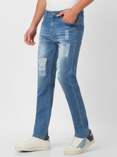 Image of Urbano Fashion Men's Slim Fit Mid Rise Jeans