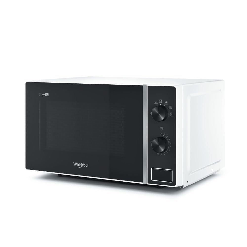 Whirlpool MWP 101 W - Forno a Microonde Piccolo Con Una Capacità Di 20 litri. Forno Microonde Con Una Potenza Di 700 W. Dimensioni 45,2 x 36,5 x 26,2 cm