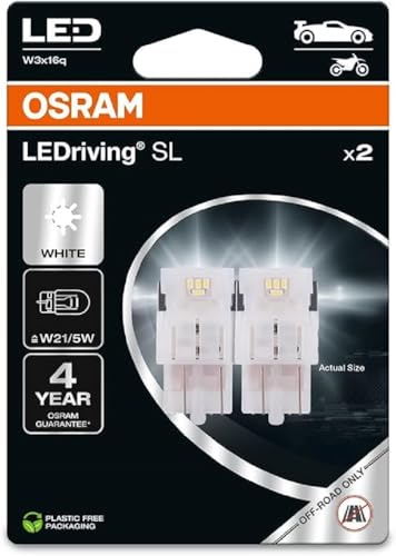 OSRAM LEDriving SL, W21/5W, biały 6000K, podwójny blister (2 lampy), LED Retrofit, tylko do użytku terenowego