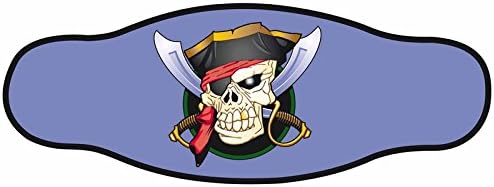 Best divers Neoprene Mask Strap, Double Sheet, 3 Pirates, Multi-coloured