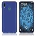 Produktbild PhoneNatic Case kompatibel mit Huawei Y9 (2019) - blau Silikon Hülle matt Cover