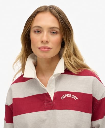 Polo rayé manches longues femme Superdry Athletic Essentials - vue 4