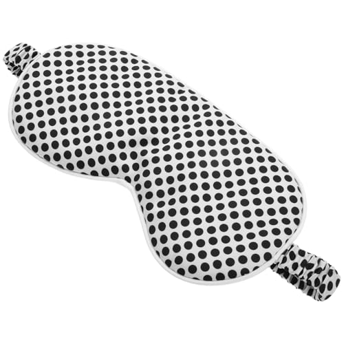 PENIKOKO 目隠し スーツ 用スリープ 睡眠用の面白いアイカバー 綿の睡眠 アイ 枕漫画 スリープ ブラックアウト 睡眠用加重アイ シルク Black