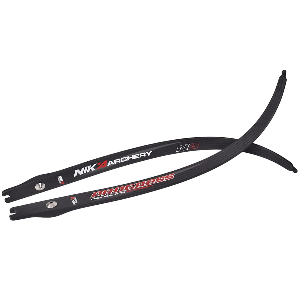TY Archery Recurve Bow Limbs Progress Series N3 Carbon Fiber Limb 24-46lbs, for Adult,Youth and Teens Beginner Shooting(1 Pair)
