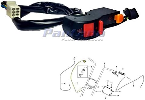 Baja OEM Doodle Bug Starter Kill Switch Shut Off Assembly DB30R-129