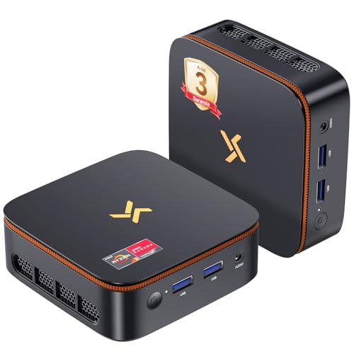 Huidun 2026 H50 Mini PC Win 11 Pro, AMD Ryzen
