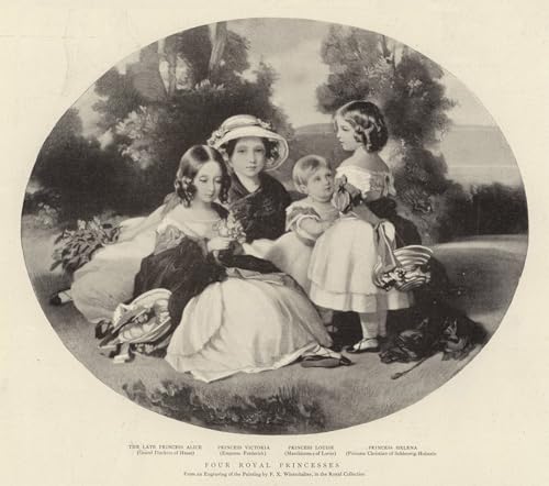Poster Quatre Princesses de Winterhalter pour Décoration de Bureau Élégante