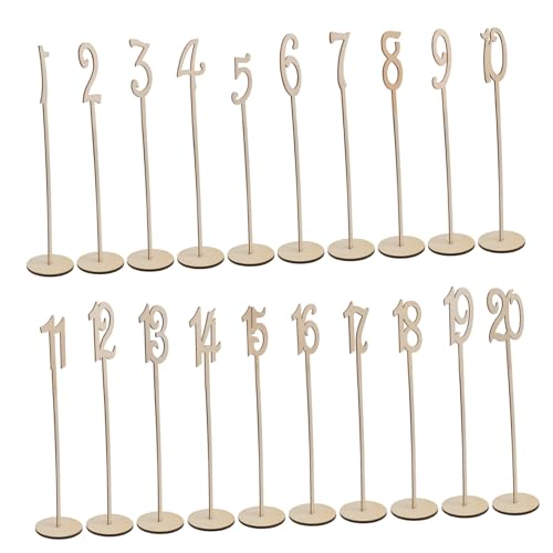 Numéros de table bois pour mariage bohème et décoration de fête créative