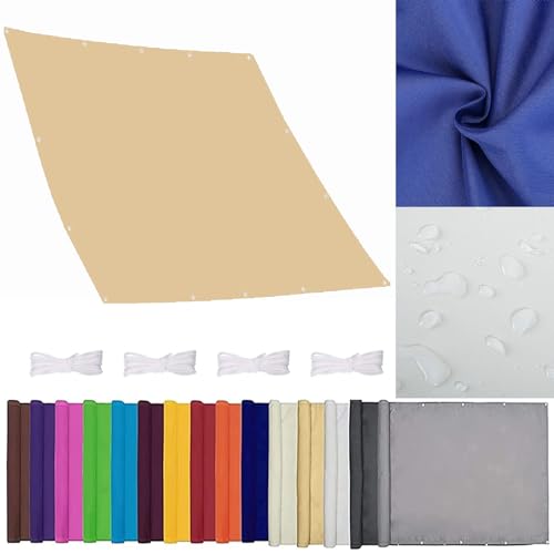 Voile d'ombrage imperméable et résistante aux intempéries pour terrasse - 2