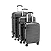 Produktbild AmazonBasics  Premium-Hartschalenkoffer-Set, robust, 56 cm, 68 cm, 78 cm, grau