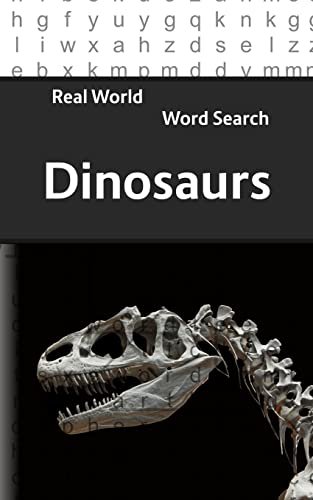 9781722776176 Real World Word Search: Dinosaurs: Volume 10