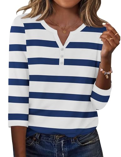 Zeagoo Business Casual Outfits for Women Basic Striped Shirts 2026
