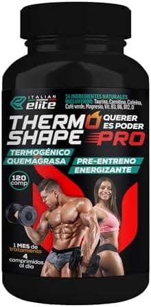 Italian Elite® Suplemento Quemagrasas Thermo Shape Pro 120 Comp. ...