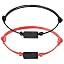 2pcs Black+Red