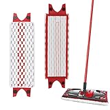 Einfaches Anbringen und Benutzen- Dieser bodenwischer ersatzbezug für vileda ist so konzipiert, dass er perfekt zum Vileda Flat Mop System passt und somit einfach anzubringen und zu benutzen ist.