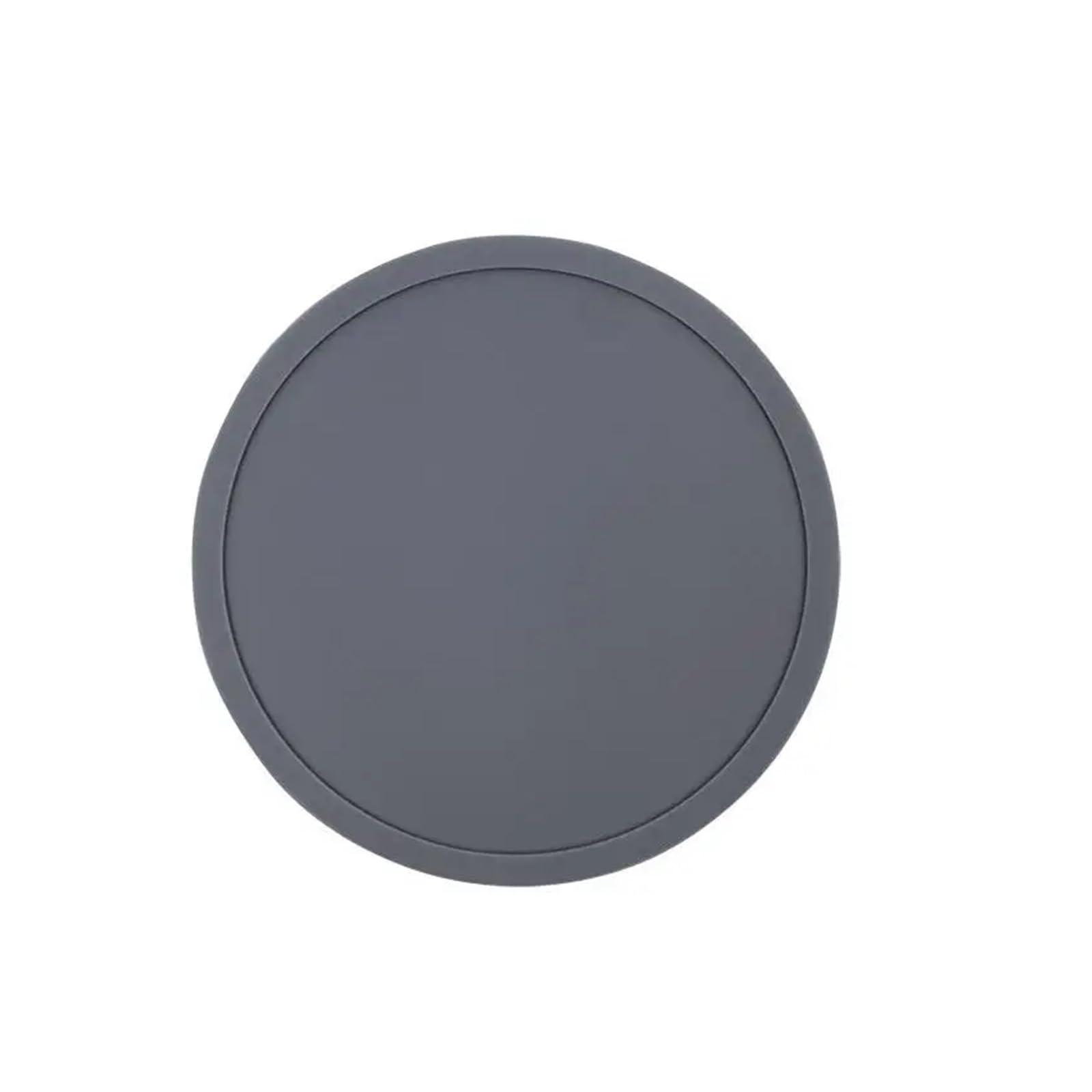 Sous-verres antidérapants en silicone gris isolant thermique et antitache